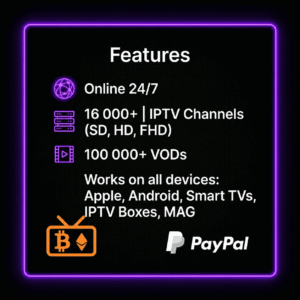 12 Month IPTV Subscription