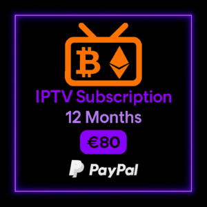 IPTV Subscription – 12 Month Access