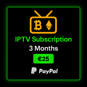 IPTV Subscription – 3 Month Access | 16K+ Channels & 100K+ VODs